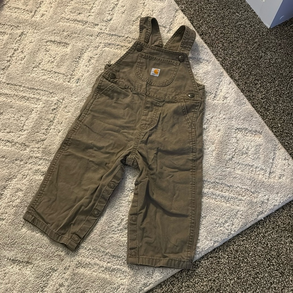 CARHARTT | BROWNISH GREY TODDLER OVERALLS
